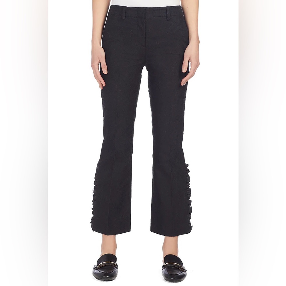 No.21 Lace trousers with ankle ruffle 40